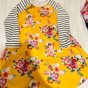 EUC-Girls Floral Dress